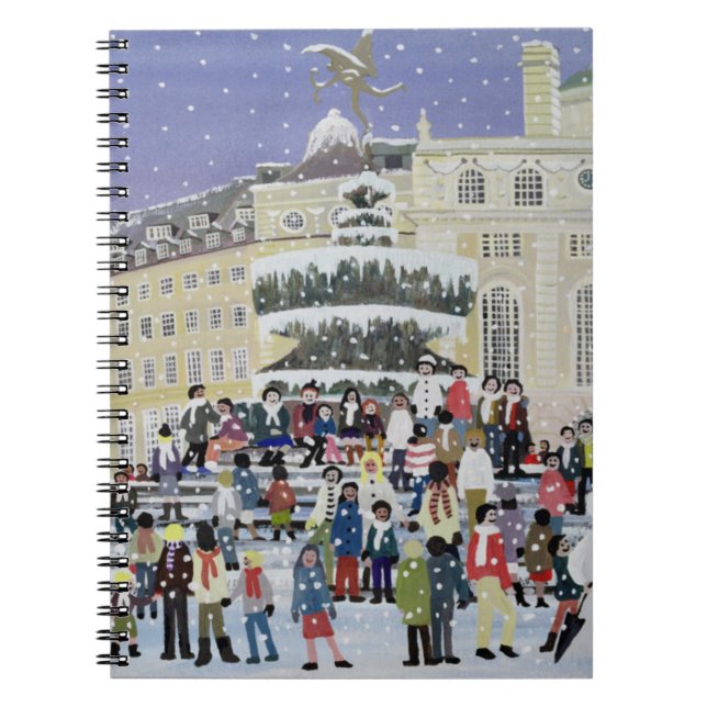 Cuaderno Escena de la nieve de Piccadilly (Frente)