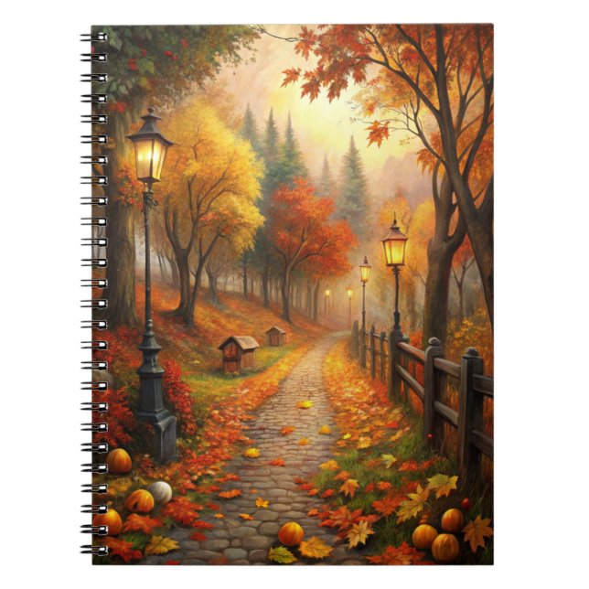 Cuaderno Escena de otoño (Frente)