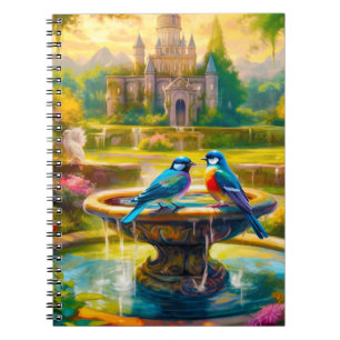 Cuaderno Escena de pájaro de bonito