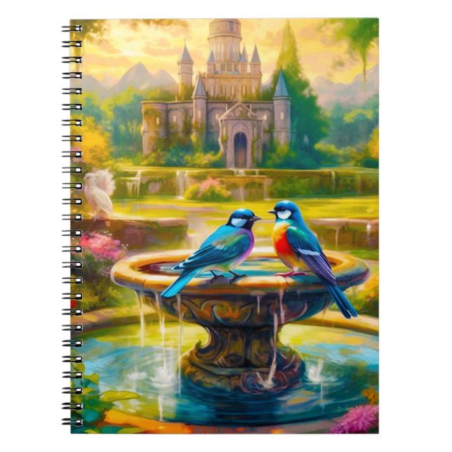 Cuaderno Escena de pájaro de bonito (Frente)