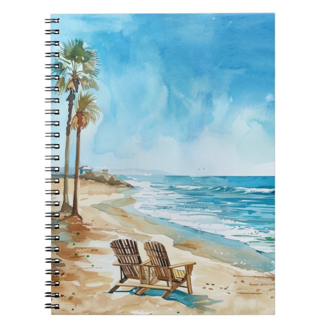 Cuaderno Escena de playa (Frente)