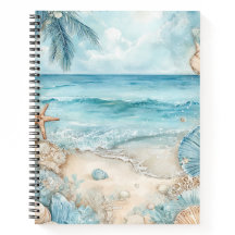 ESCENA DE PLAYA VERANIEGA PASTEL CON CONCHAS