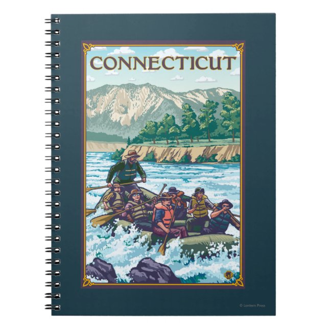 Cuaderno Escena de Rafting del río Connecticut (Frente)