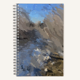 Cuaderno Escena de río de bloc de notas en espiral