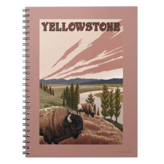 Cuaderno Escena de YellowstoneBison