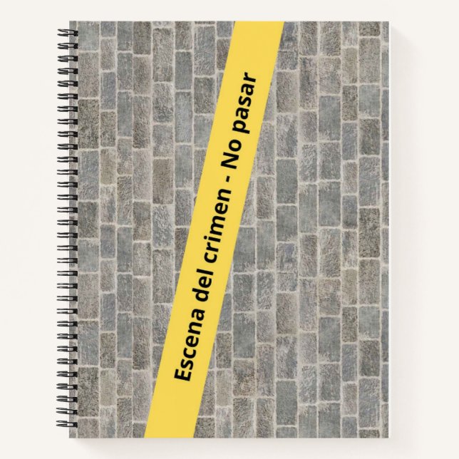 Cuaderno Escena del crimen (Anverso)