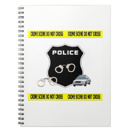 Cuaderno Escena del crimen de la policía