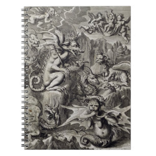 Cuaderno Escena del infierno, ilustracion de la pieza 3 Cha