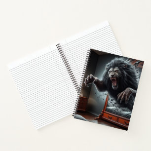 Cuaderno Escena dramática de ataque de gorila