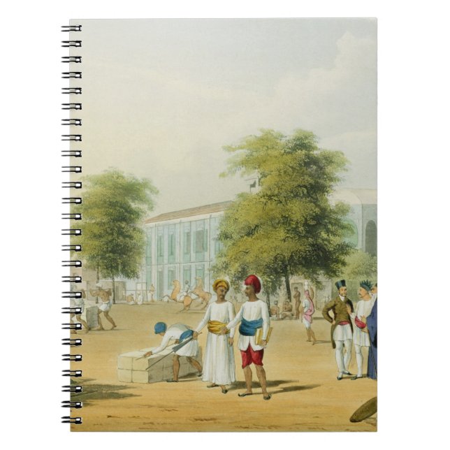 Cuaderno Escena en Bombay, del volumen I de 'paisaje, traje (Frente)