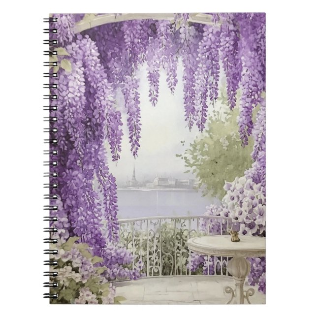 Cuaderno Escena frente al mar con inclinaciones flotantes (Frente)