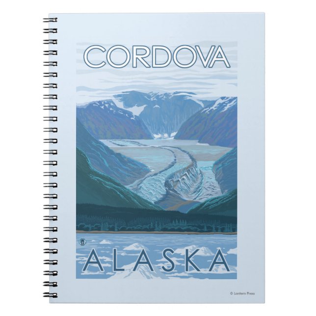 Cuaderno Escena glaciar - Córdova, Alaska (Frente)