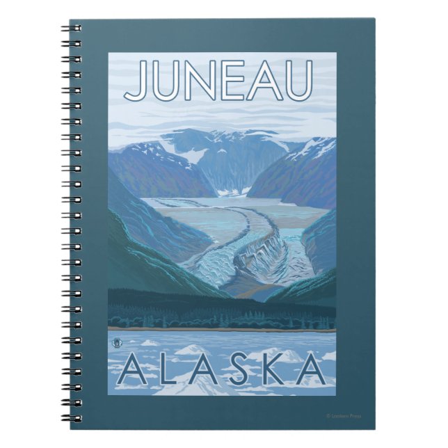 Cuaderno Escena glaciar - Juneau, Alaska (Frente)