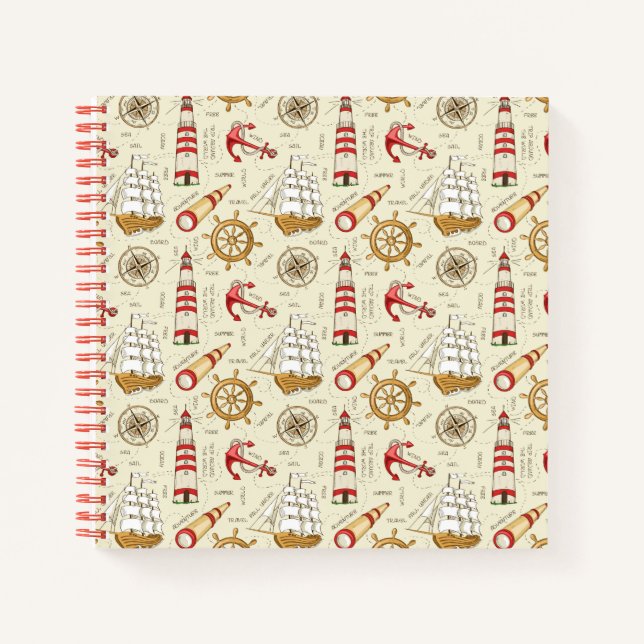 Cuaderno Escena oceánica (Anverso)