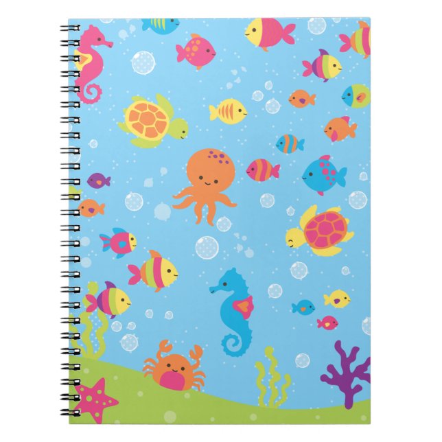 Cuaderno Escena submarina suave (Frente)
