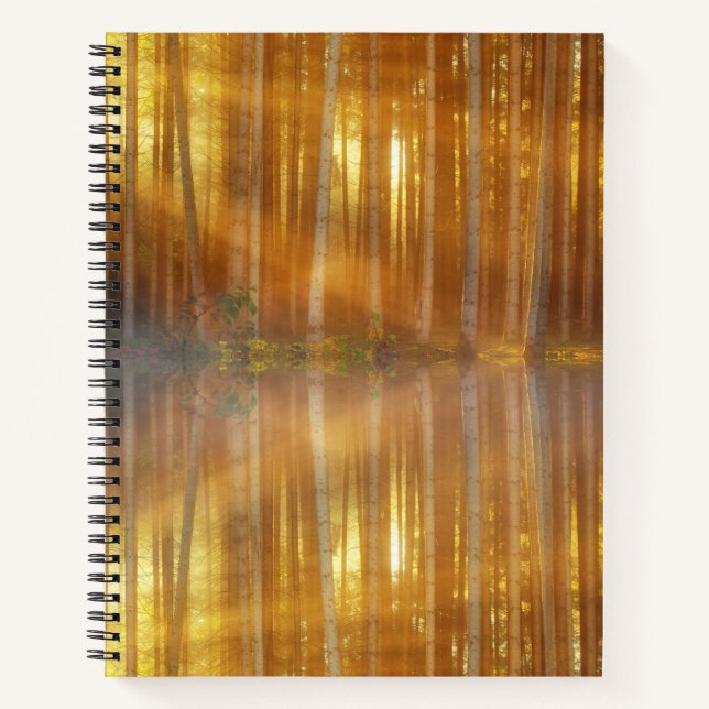 Cuaderno Escenario de Bosque Misty (Anverso)