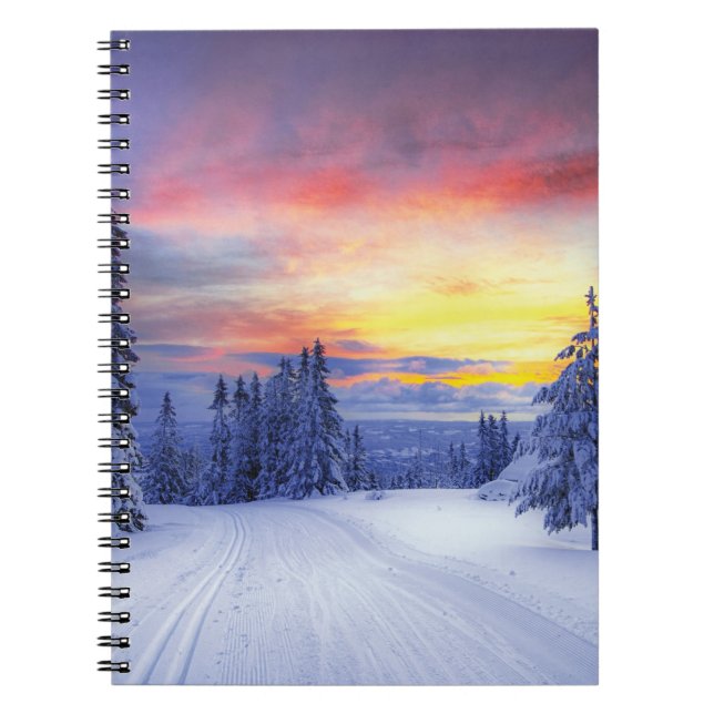 Cuaderno Escenario de invierno (Frente)