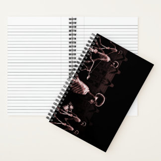 Cuaderno Escenario de la ciudad de Skeleton de rayos X
