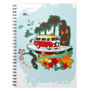 Cuaderno Escenario de playa tropical