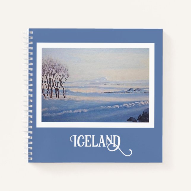 Cuaderno Escenario islandés de arte fino de Pola.B.Alex (Anverso)