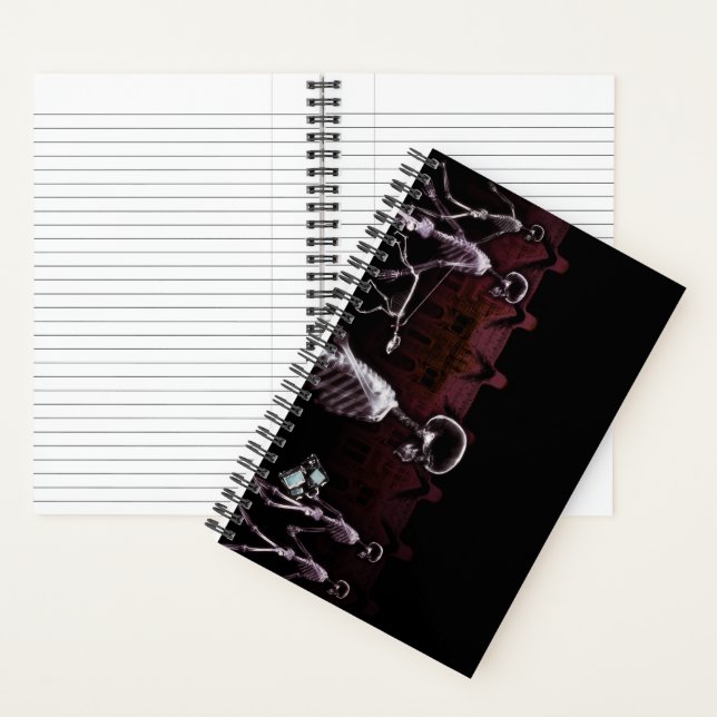 Cuaderno Escenario original de la ciudad del esqueleto de r (Interior)