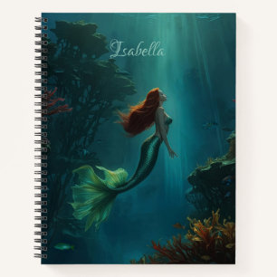Cuaderno Escenario submarino de fantasía artística de la Si