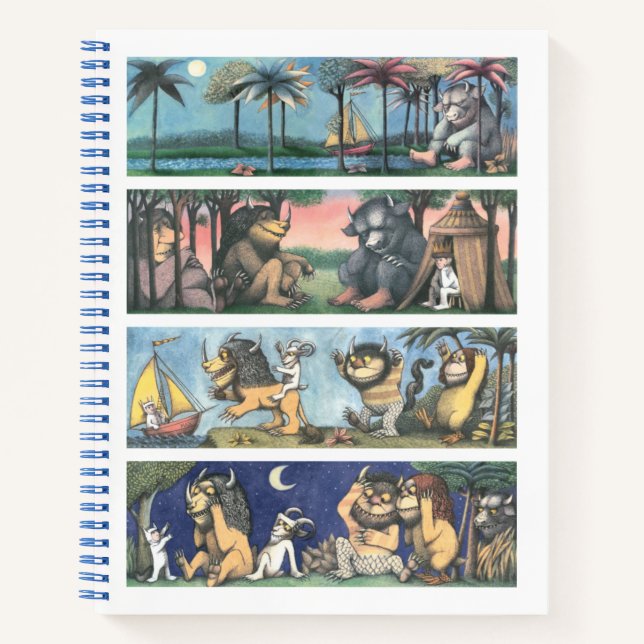 Cuaderno Escenas de Donde viven las cosas salvajes (Anverso)