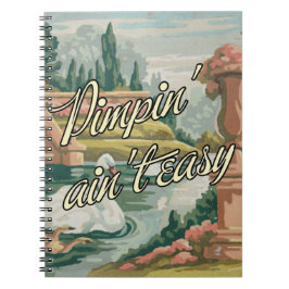 Cuaderno escénico de los cisnes del vintage PBN de