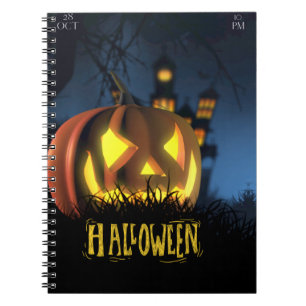 Cuaderno escolar de Halloween