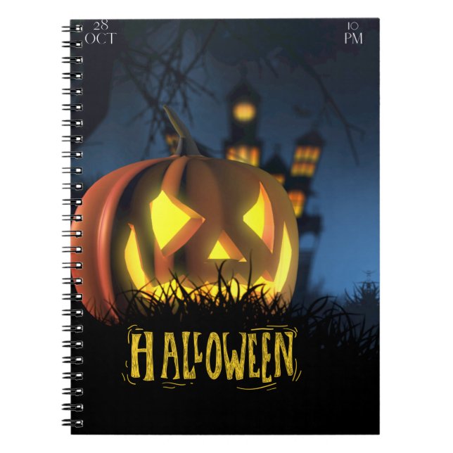 Cuaderno escolar de Halloween (Frente)