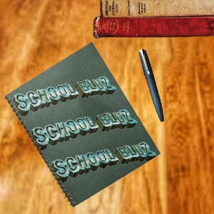Cuaderno Escolar luz 3D