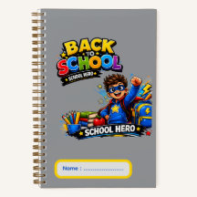 Cuaderno Escolar para Niños | Héroe Escolar