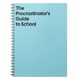 Cuaderno Escolar para Procrastinadores