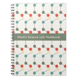 Cuaderno Escolar Patrón de Química de Laboratorio