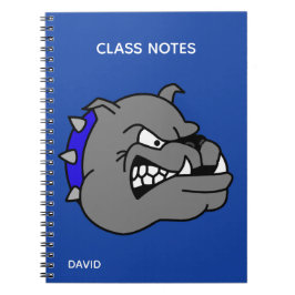 Cuaderno escolar personalizado Bull Dog
