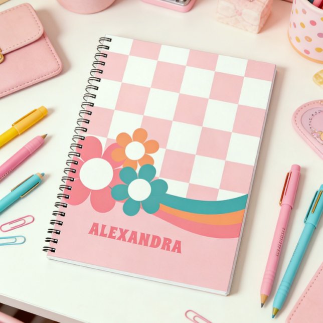Cuaderno Escolar Personalizado de Niña Rosa (Subido por el creador)