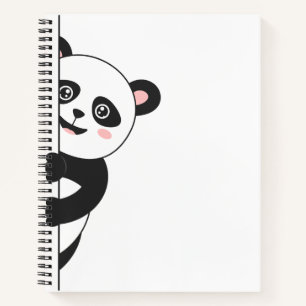 Cuaderno Escondida panda