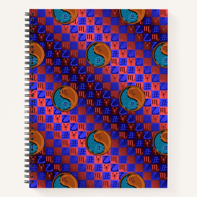 Cuaderno Escorpio & Buey de Madera (Anverso)
