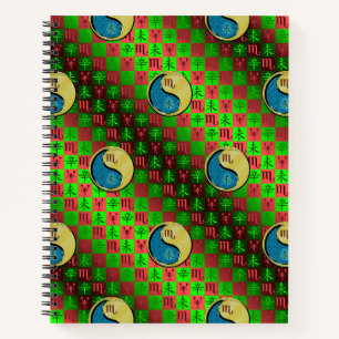 Cuaderno Escorpio & Cabra de Metal