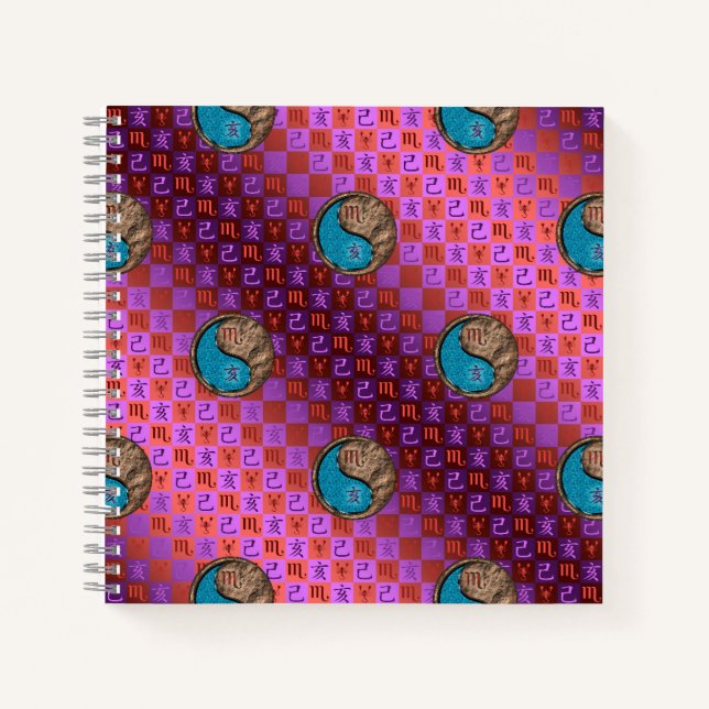 Cuaderno Escorpio & Cerdo de Tierra (Anverso)