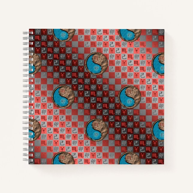 Cuaderno Escorpio & Conejo de la Tierra (Anverso)