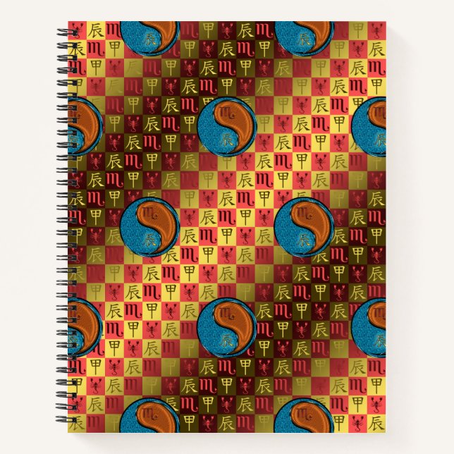 Cuaderno Escorpio & Dragón de Madera (Anverso)