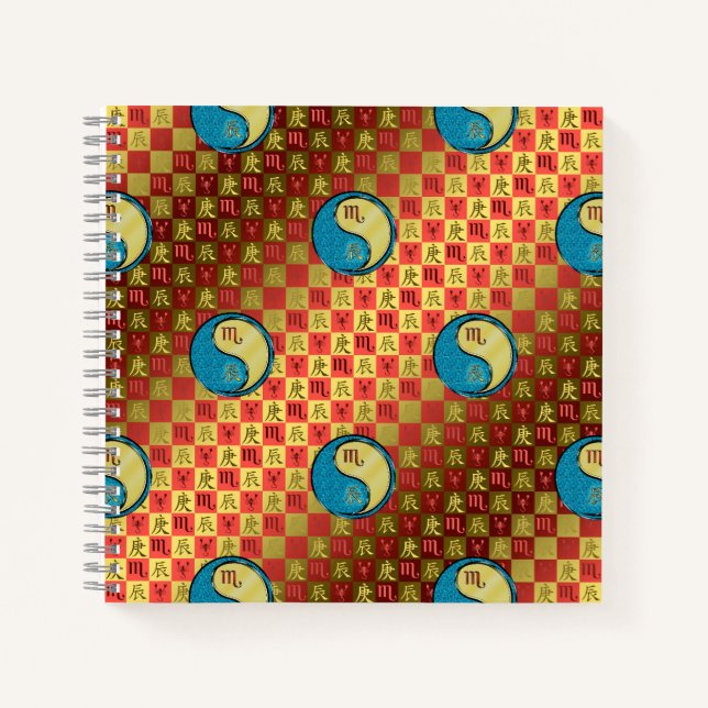 Cuaderno Escorpio & Dragón de Metal (Anverso)