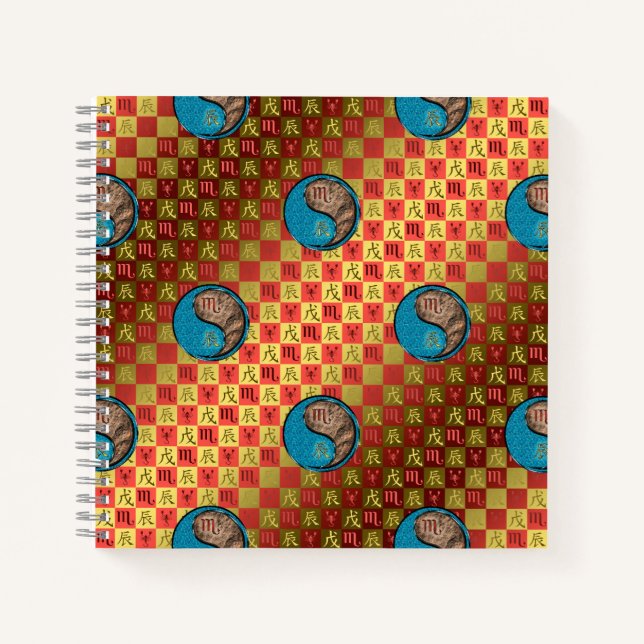 Cuaderno Escorpio & Dragón de Tierra (Anverso)