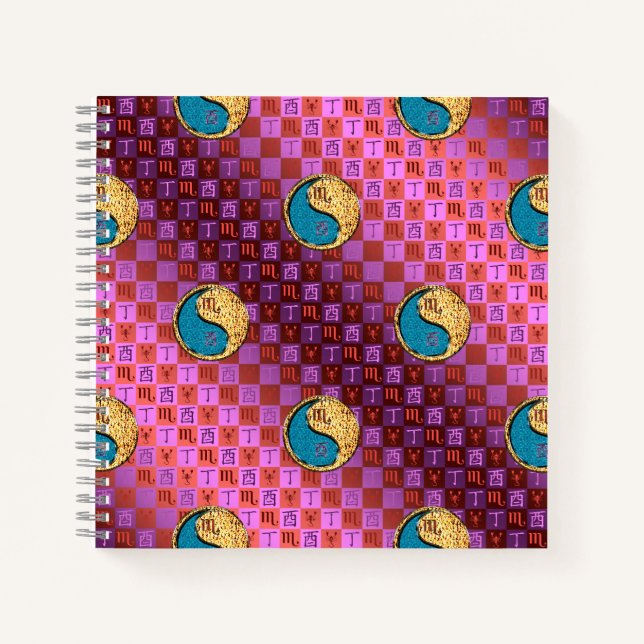 Cuaderno Escorpio & Gallo de Fuego (Anverso)