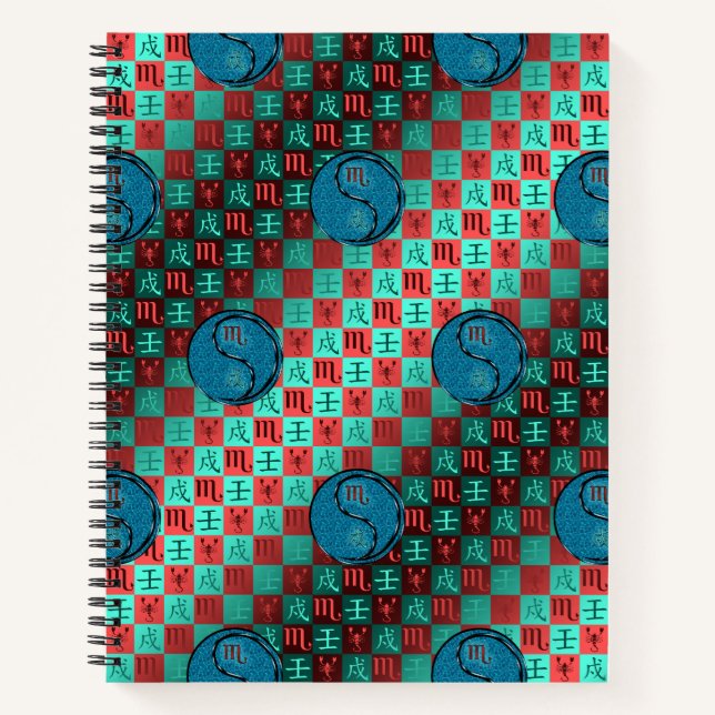 Cuaderno Escorpio & Perro de Agua (Anverso)