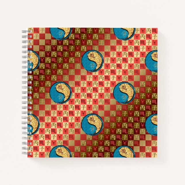 Cuaderno Escorpio & Rata de Fuego (Anverso)