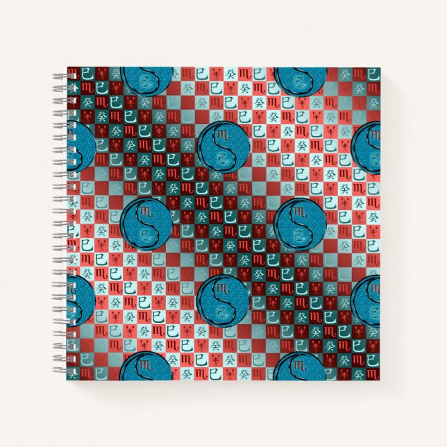 Cuaderno Escorpio & Serpiente de Agua (Anverso)