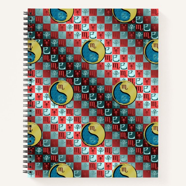 Cuaderno Escorpio & Serpiente de Metal (Anverso)