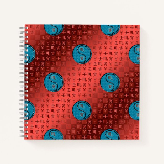 Cuaderno Escorpio & Tigre de Agua (Anverso)